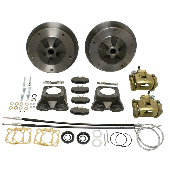 Zero Offset Wide Five VW Rear Disc Brake Kits With Emergency Brake  - Aircooled Vintage Works avw