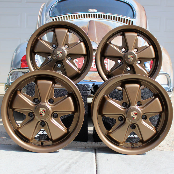 Hiland  Bronze Staggered Fuchs VW Wheel set