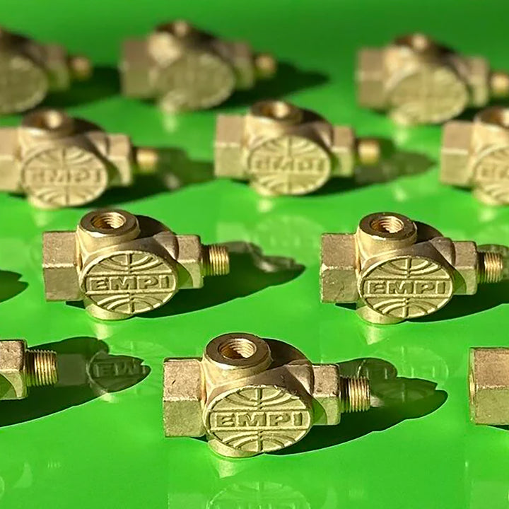 Empi GTV Globe VW Oil Pressure T Fitting - Aircooled Vintage Works