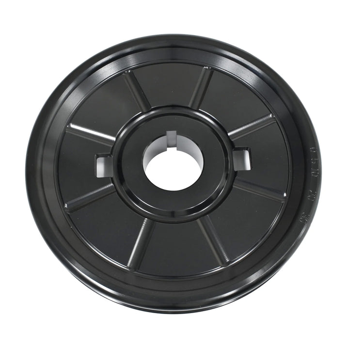 Empi Stock Style Aluminum VW Crank Pulley Black - Aircooled Vintage Works