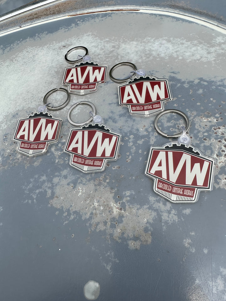 AVW Crest Logo Keychain