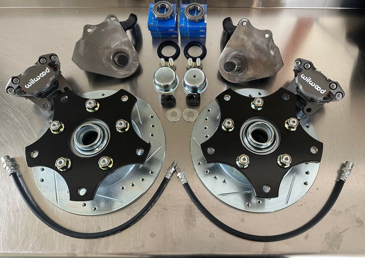Wilwood 2 Piston Wide 5x205 Drop Spindle Disc Brake Kit For VW Bug