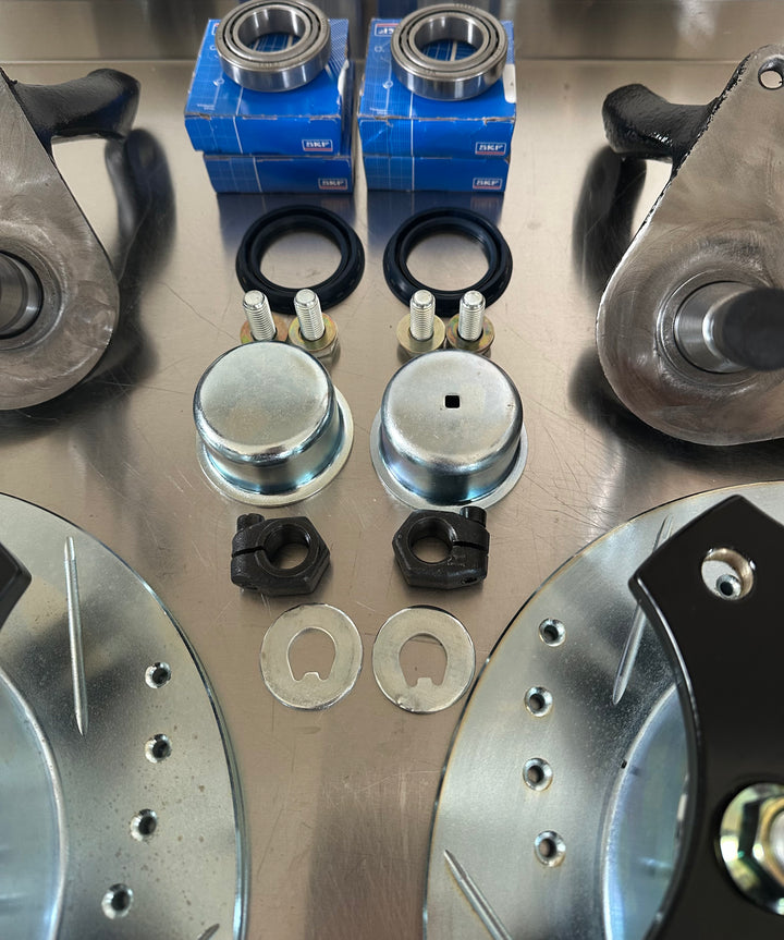 Wilwood 2 Piston Wide 5x205 Drop Spindle Disc Brake Kit For VW Bug