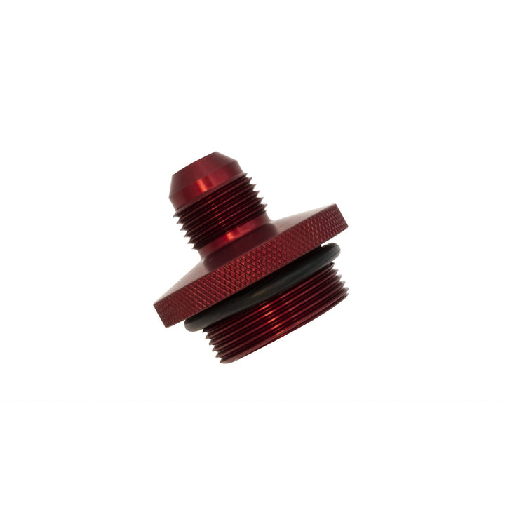 Jaycee VW Billet Oil Cap With Breather Red -8AN