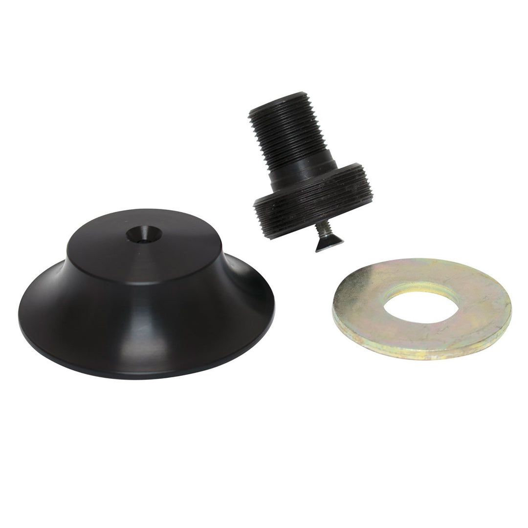 Jaycee VW Broached Pulley Bolt With Billet Hat In Black