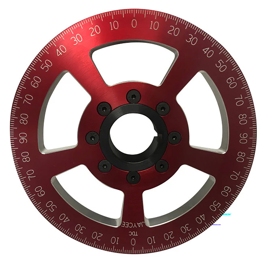 Jaycee VW Billet 7 Inch Street Pulley Red - Aircooled Vintage Works