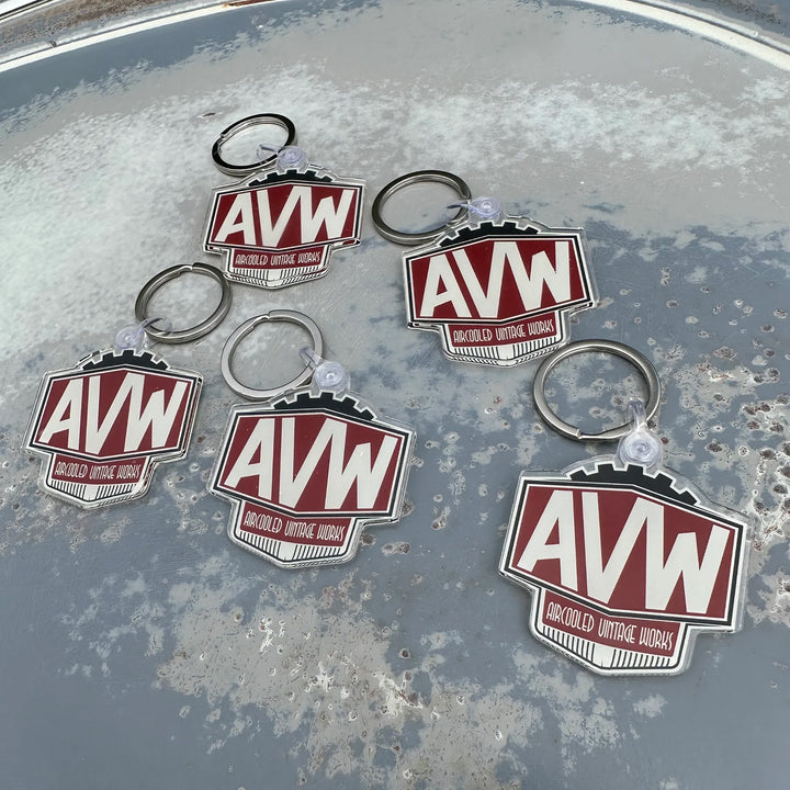 AVW Crest Logo Keychain