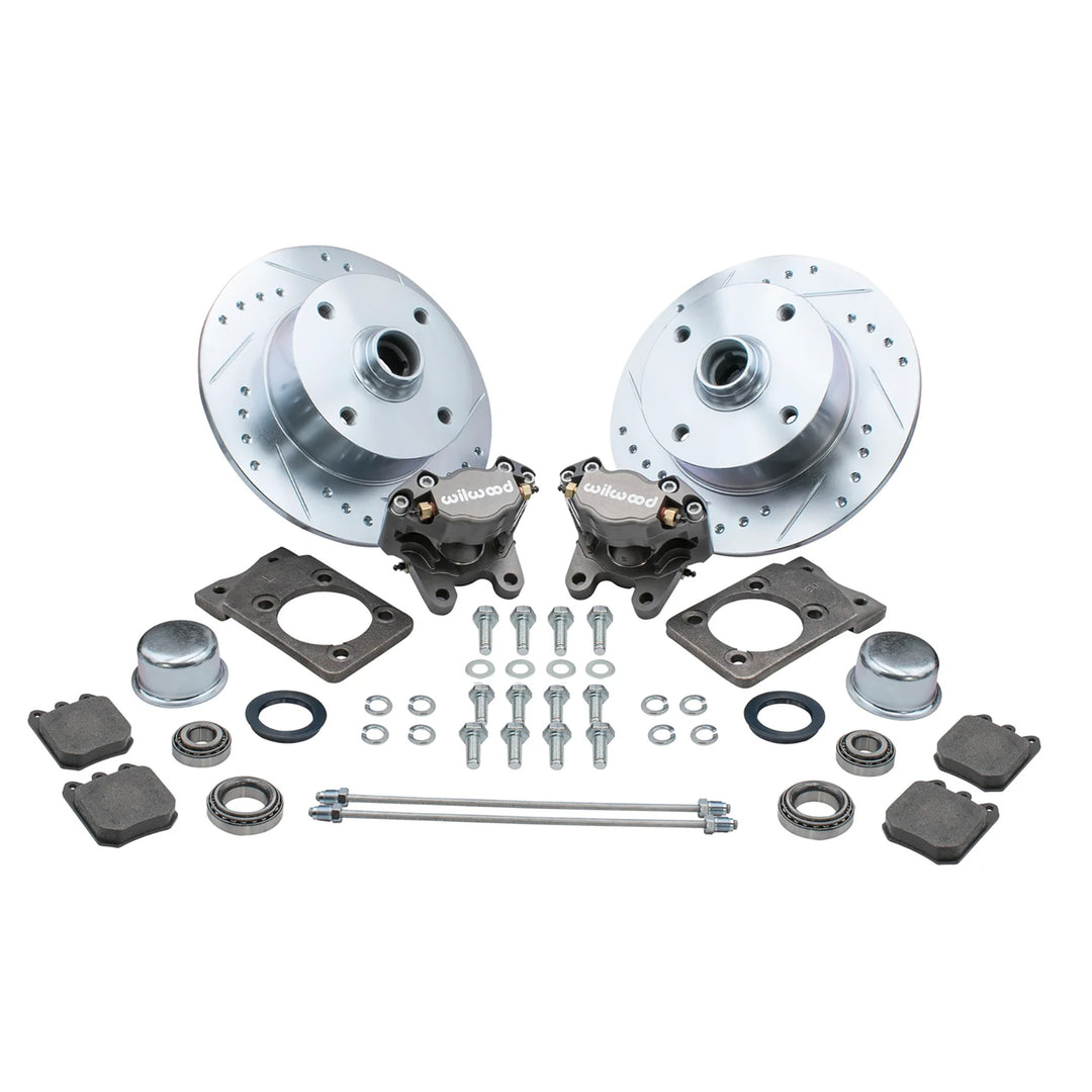 vw super beetle wilwood bolt on disc brake kit empi