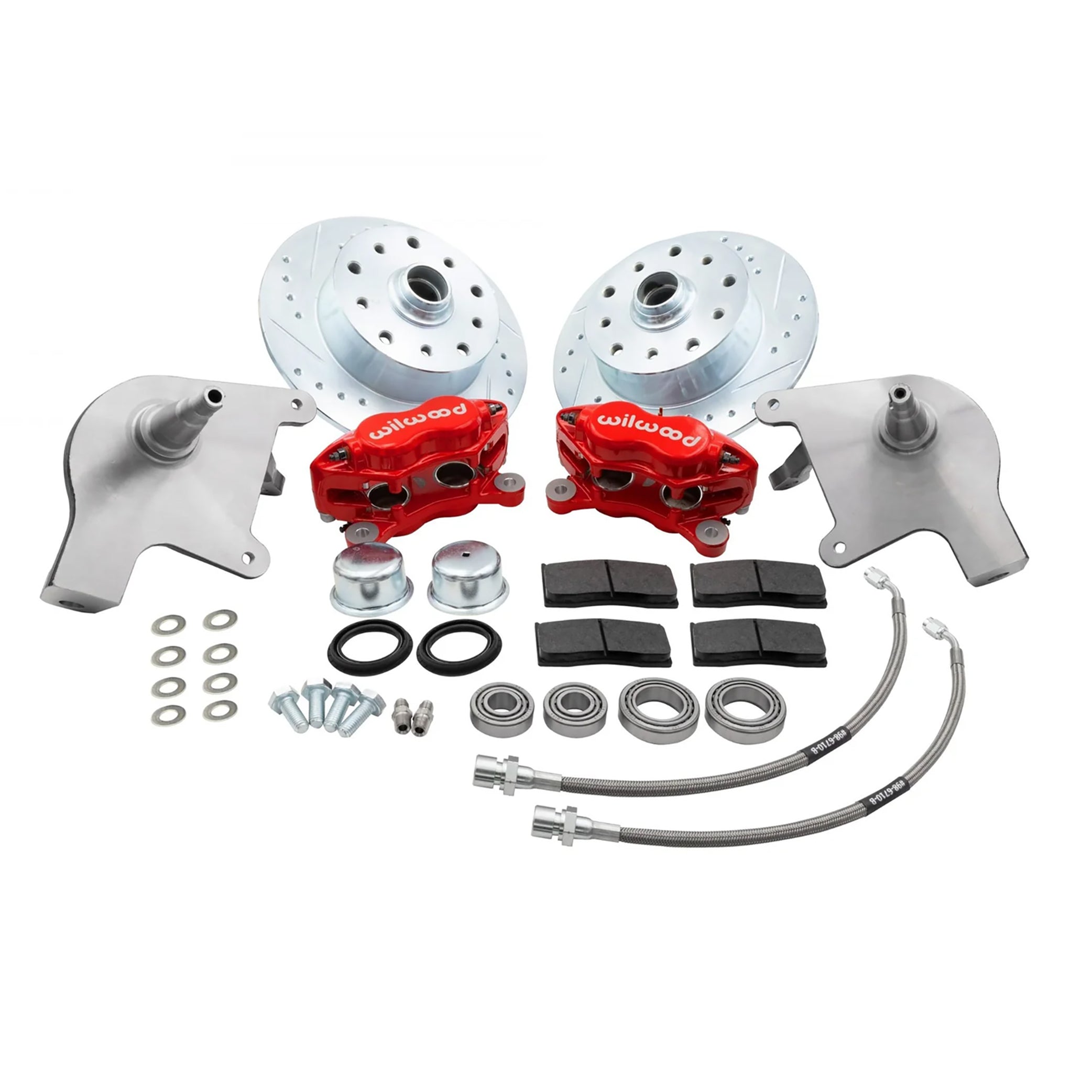 Wilwood 4 Piston Drop Spindle Disc Brake Kit For Balljoint VW Bug