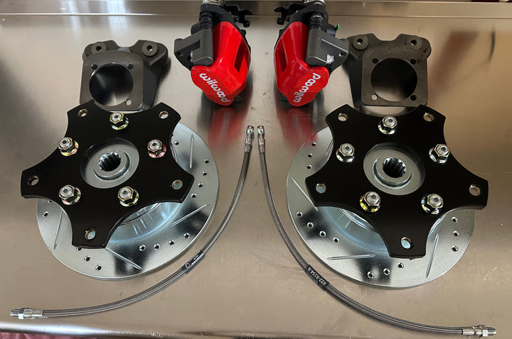 Wilwood Wide 5x205 VW Bug Rear Disc Brake Kit With E-Brake