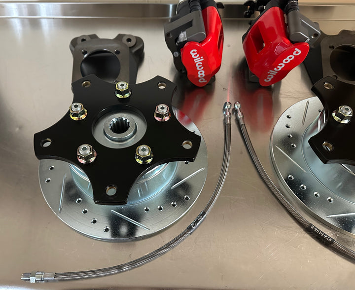 Wilwood Wide 5x205 VW Bug Rear Disc Brake Kit With E-Brake