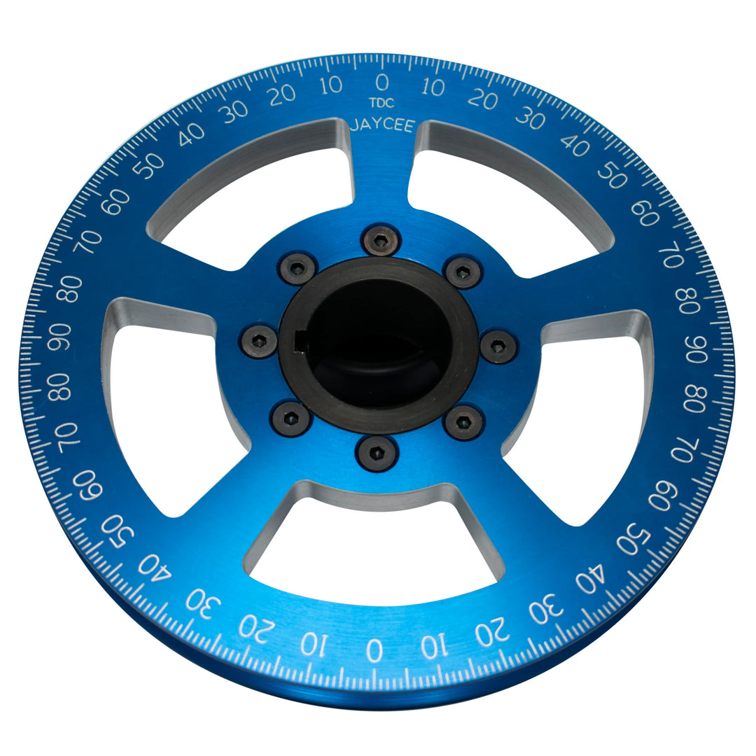 Jaycee VW Billet 7 Inch Street Pulley In Blue