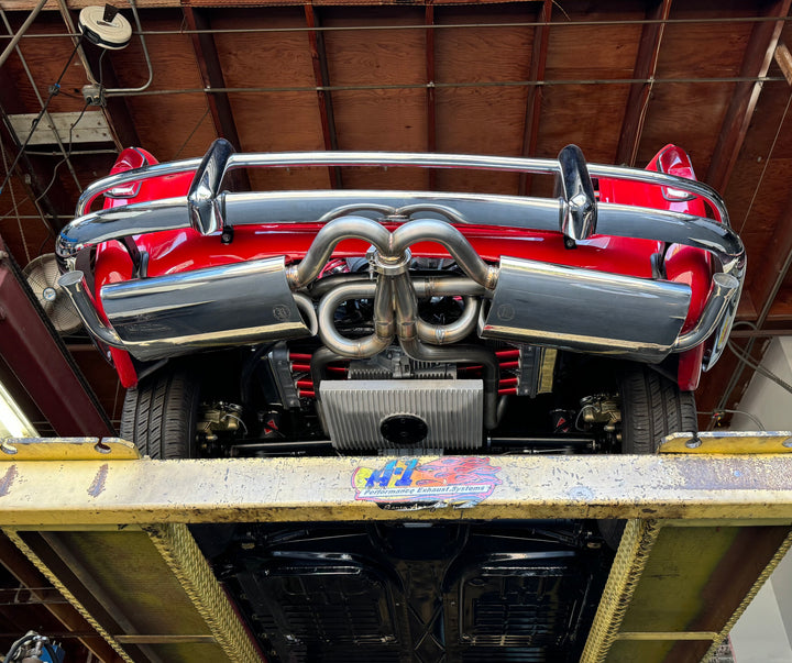 A1 Lowdown VW Header and OG Duals Muffler Set