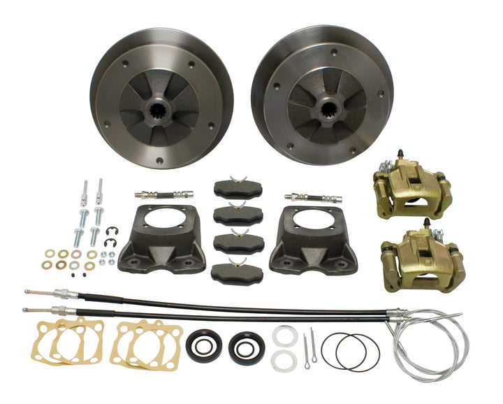 Zero Offset Wide Five VW Rear Disc Brake Kits With Emergency Brake  - Air Cooled Vintage Works