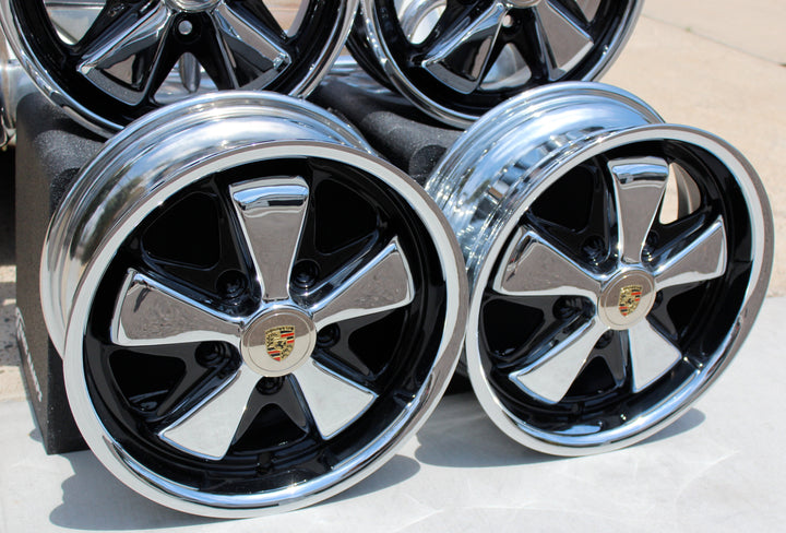 AVW Premium Chrome and Detailed VW Fuchs Wheels