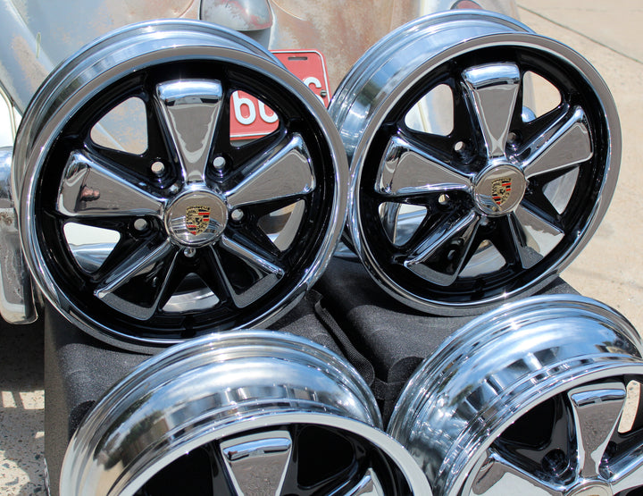AVW Premium Chrome and Detailed VW Fuchs Wheels