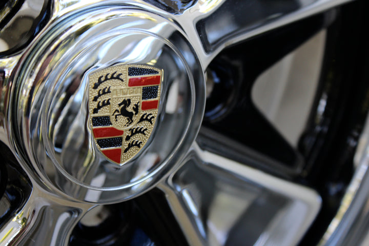 Chrome Detailed Porsche Fuchs Wheels  - Air Cooled Vintage Works