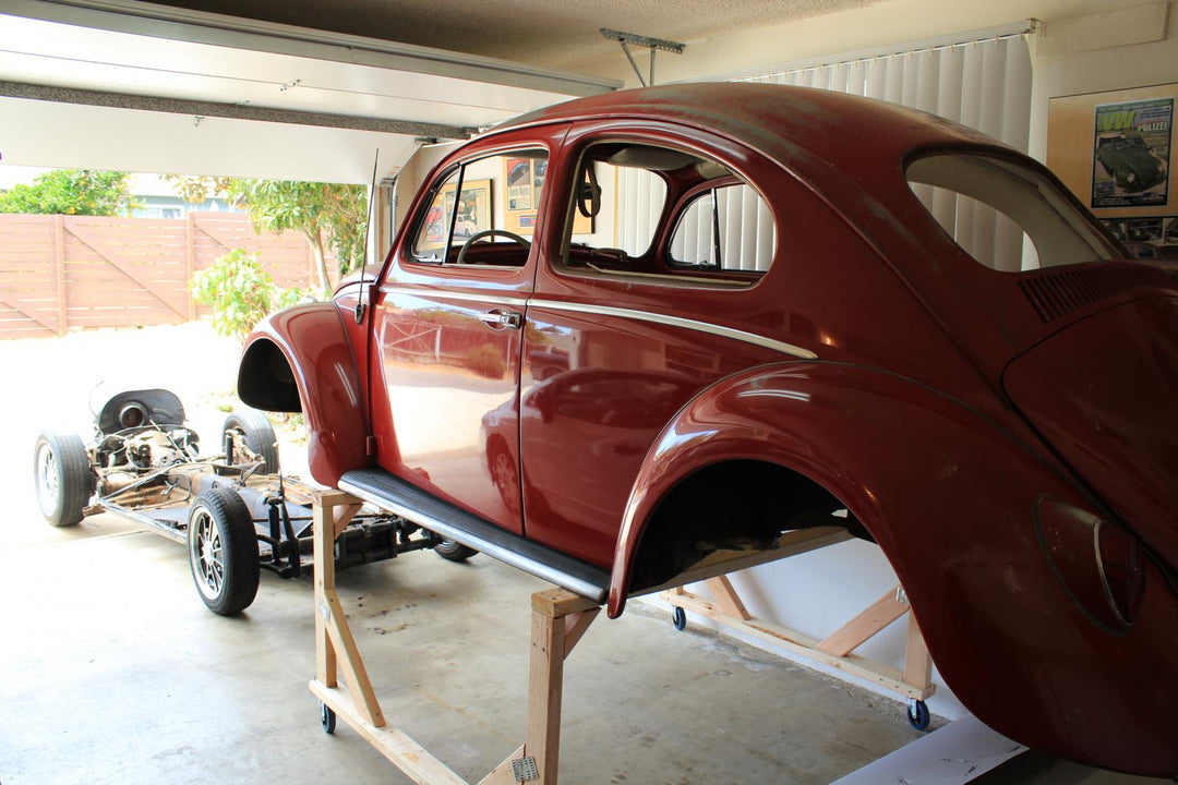 Getting down to the pan