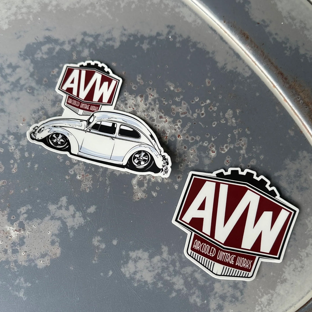 Aircooled Vintage Works Sticker Pack