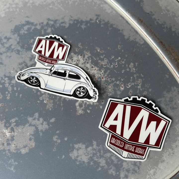 Aircooled Vintage Works Sticker Pack