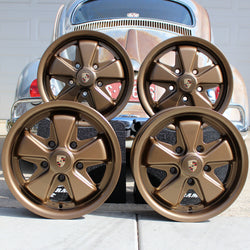Hiland  Bronze Staggered Fuchs VW Wheel set