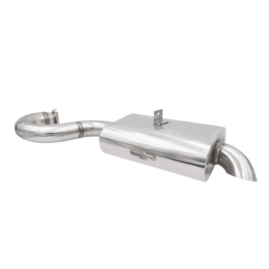 Bugpack Mufflers for Merged Stainless Steel VW Header