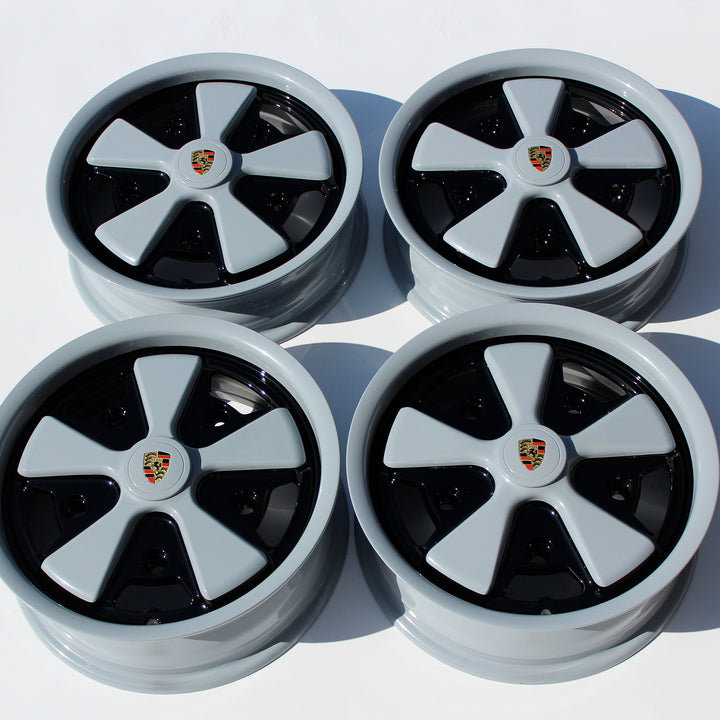 Wide 5 x 205 Dove Gray Detailed Fuchs Wheels