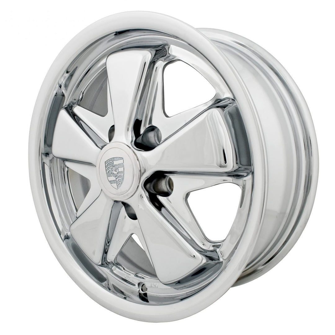 Empi Chrome 911 Fuchs Alloy VW Porsche Wheels 5x112 Pattern for Bay Window