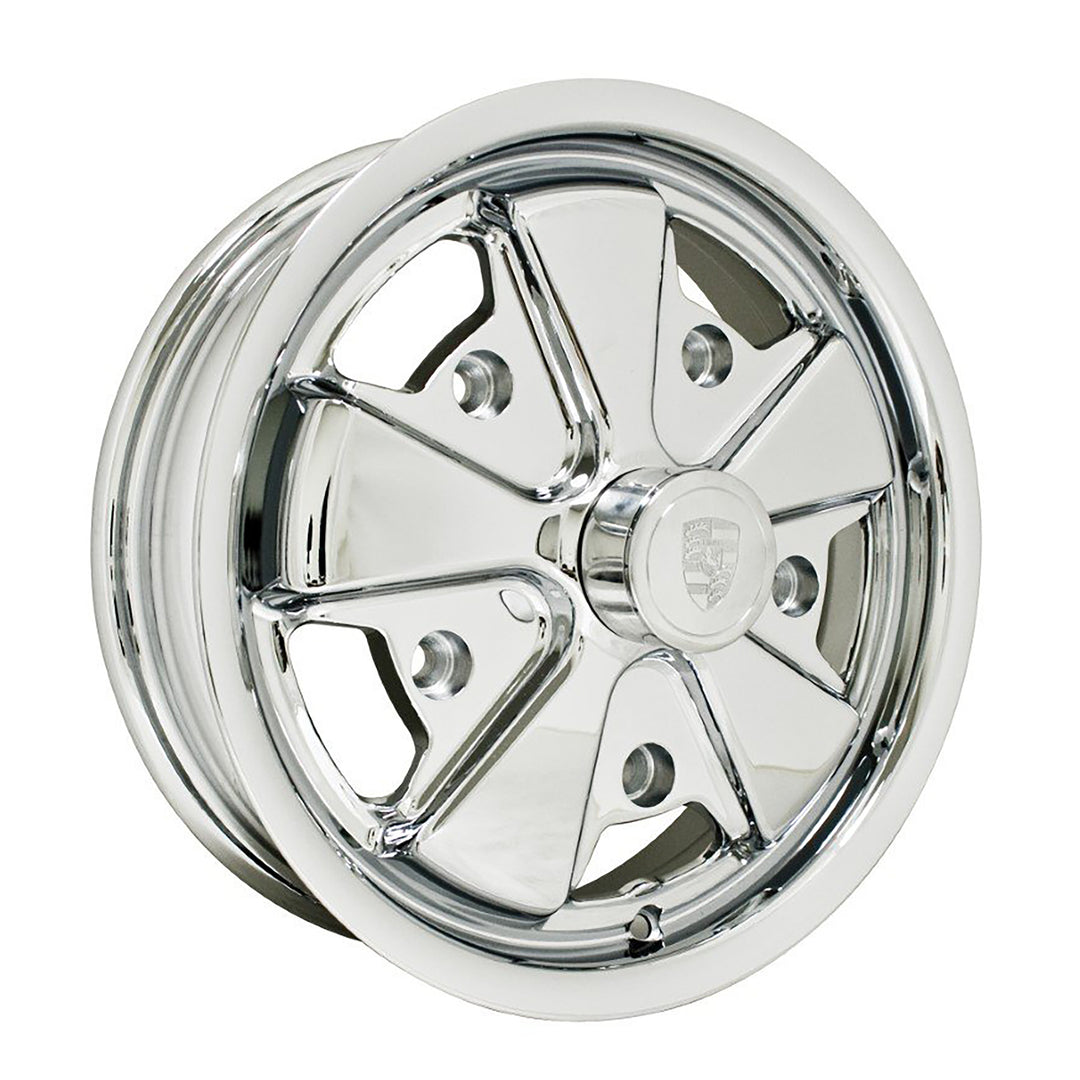 Porsche Alloy Fuchs VW Wheels Chrome Tall Center Cap