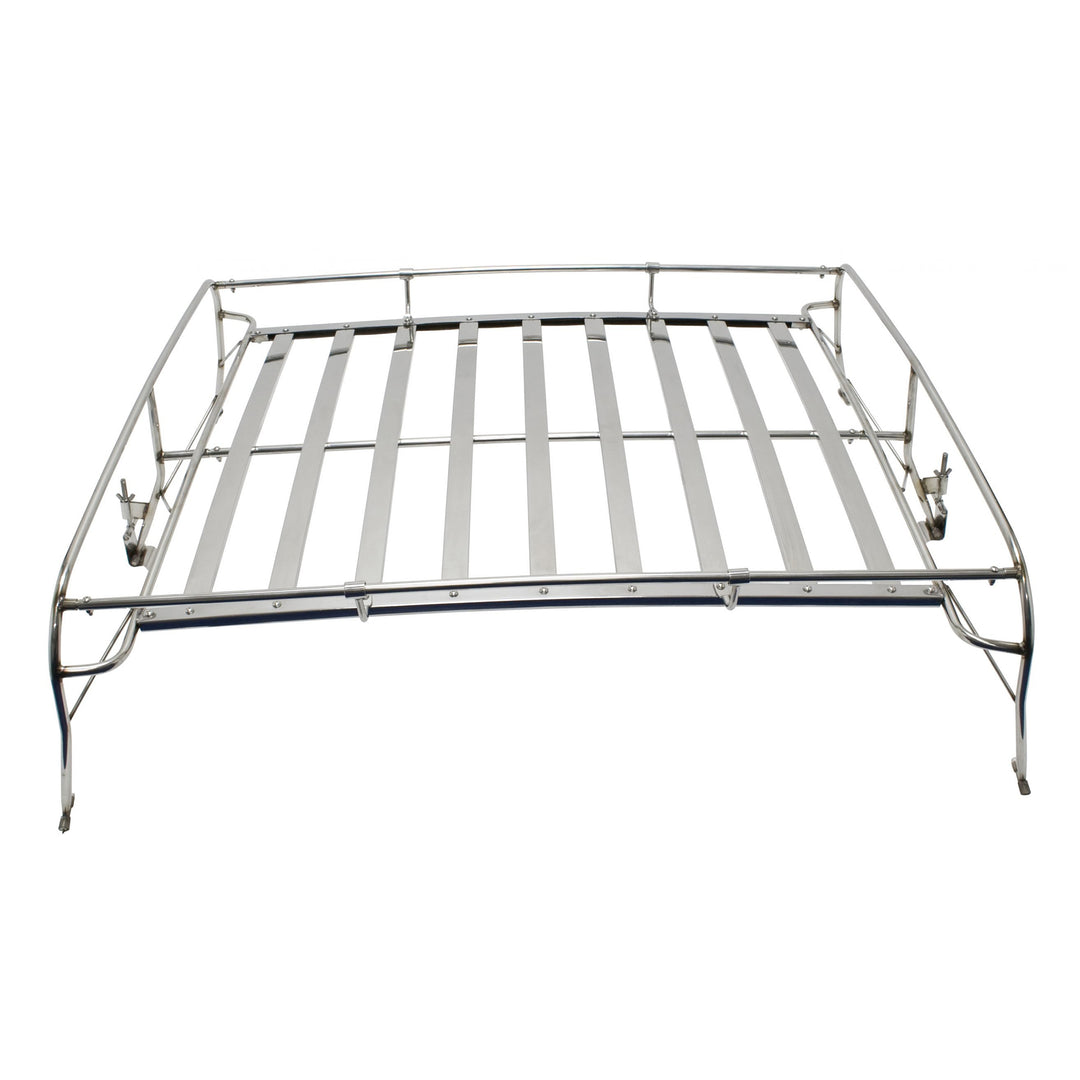 VW Bug Wood Slat Roof Rack Stainless Steel