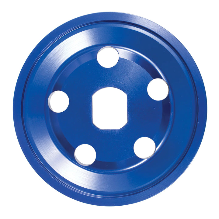 Billet Aluminum VW 12-Volt Alt Pulley Cover Blue  - Aircooled Vintage Works