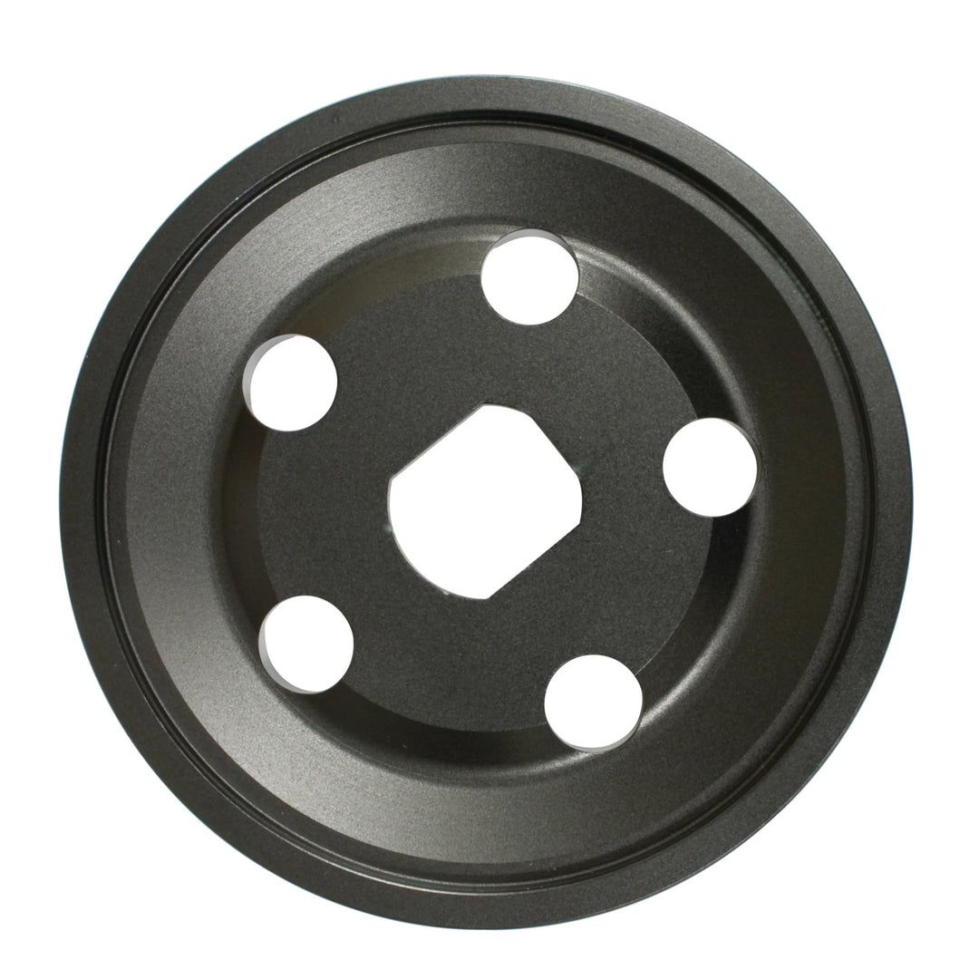 Billet Aluminum VW 12-Volt Alt Pulley Cover Black  -  Aircooled Vintage Works