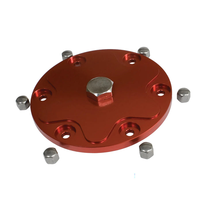 Billet VW Oil Sump Plate Red  - Air Cooled Vintage Works