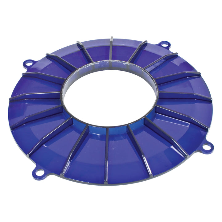 Empi Finned VW Backing Plate Cover Blue  - Aircooled Vintage Works