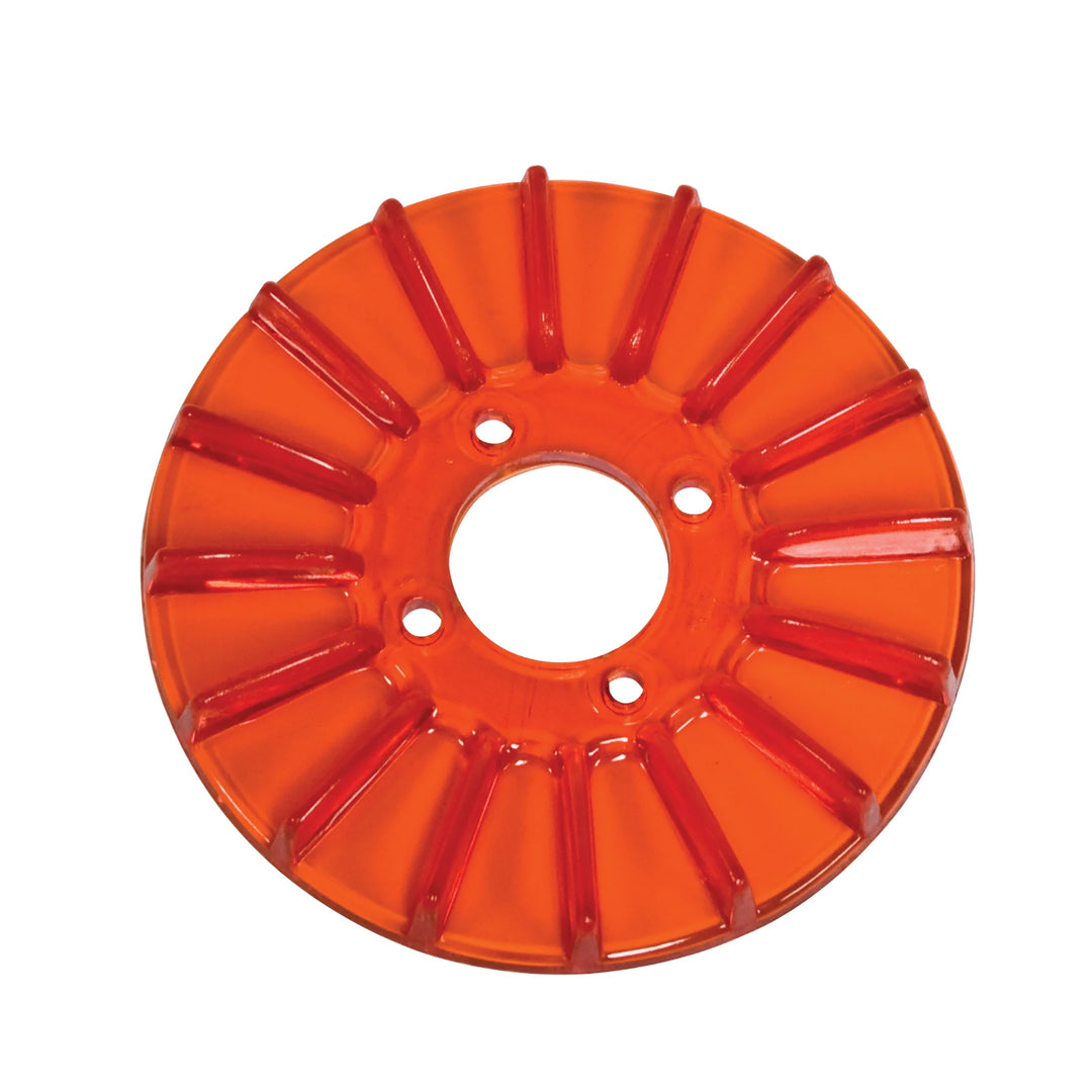 Empi Finned VW Alt/Gen Pulley Red Covers  - Air Cooled Vintage Works