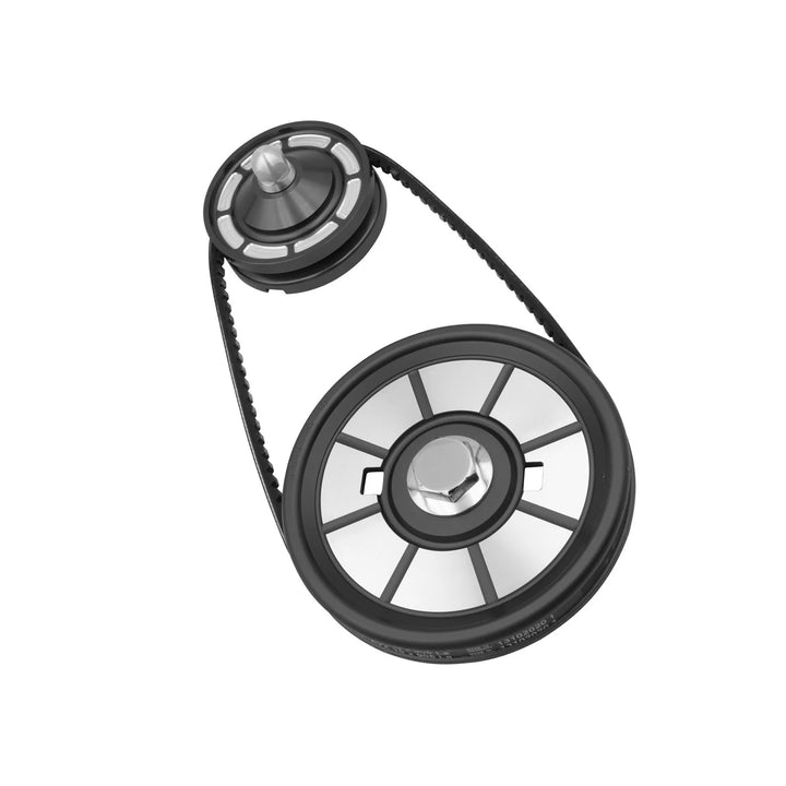 Empi Machined Face Color Matched VW Pulley Kit Black - Aircooled Vintage Works