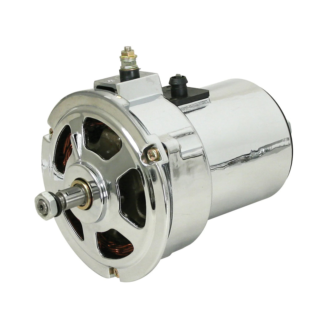 VW 12 Volt 75 Amp Chrome Alternator For Bug And Bus