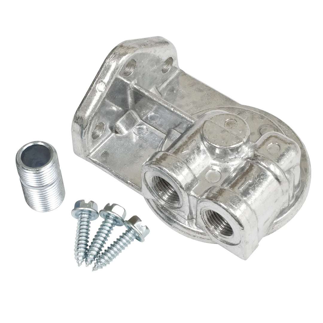 VW Oil Filter Adapter With Ports On Left - Air Cooled Vintage Works