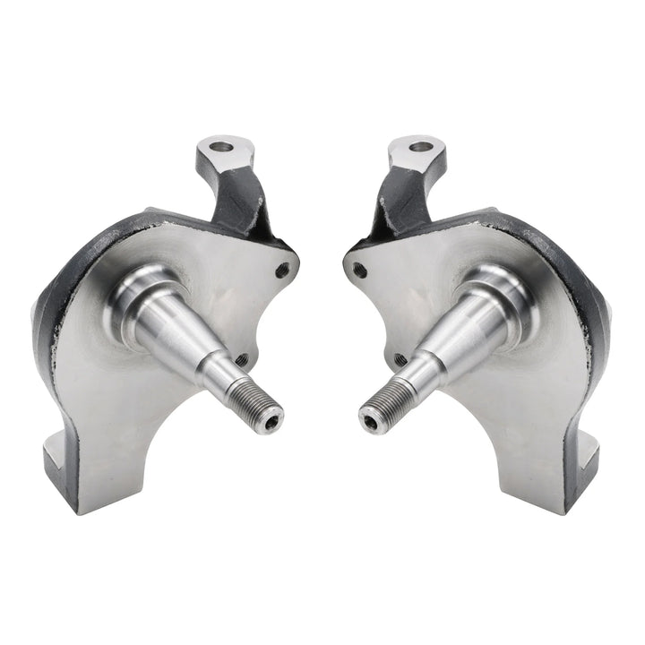 Empi Forged Drop Spindle Set, Ball Joint Suspension Disc Brakes w/ 2 Piston Calipers ZERO Offset Forged VW Bug Drop Spindles 