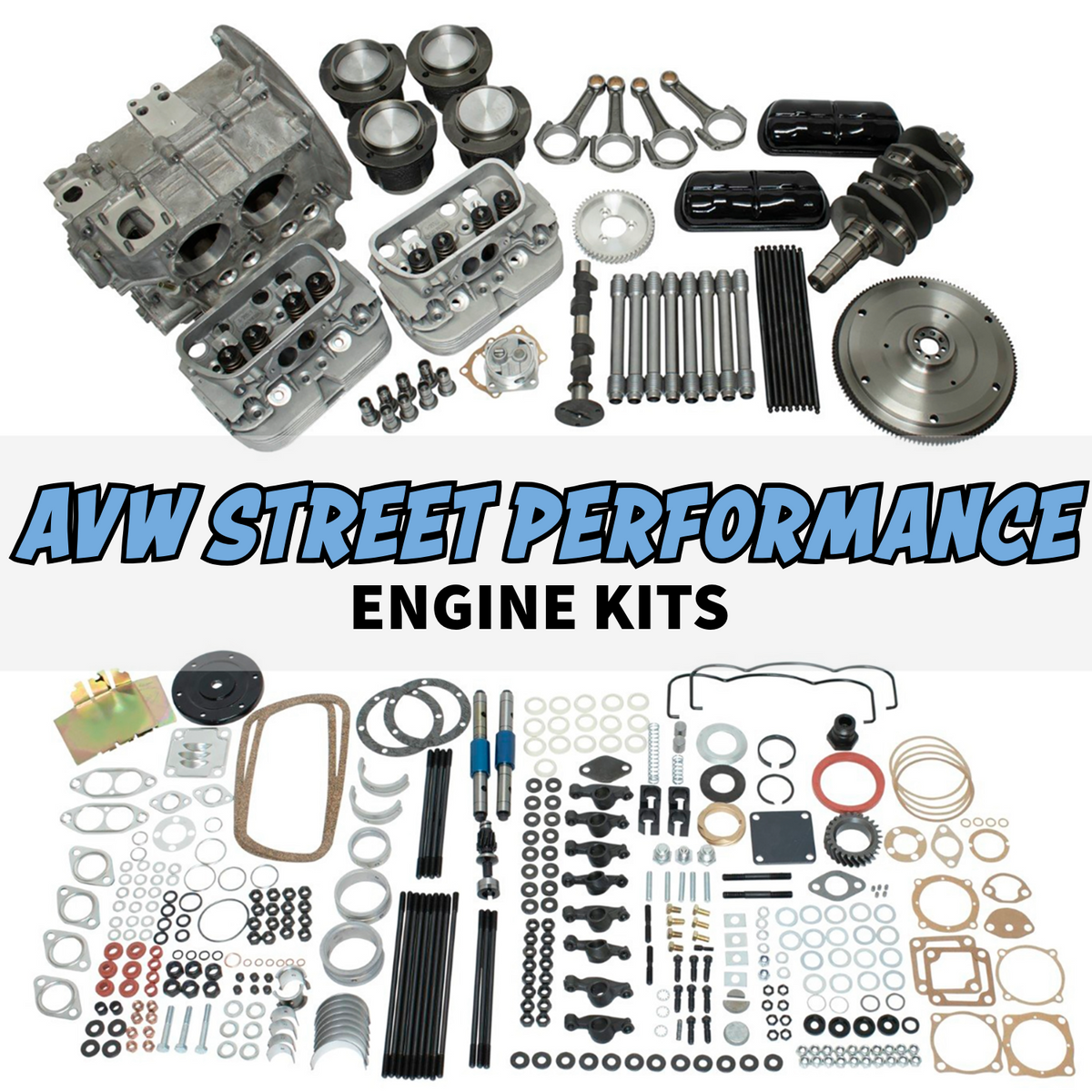 AVW Street Performance 1600cc Plus VW Engine Kit – Aircooled Vintage Works
