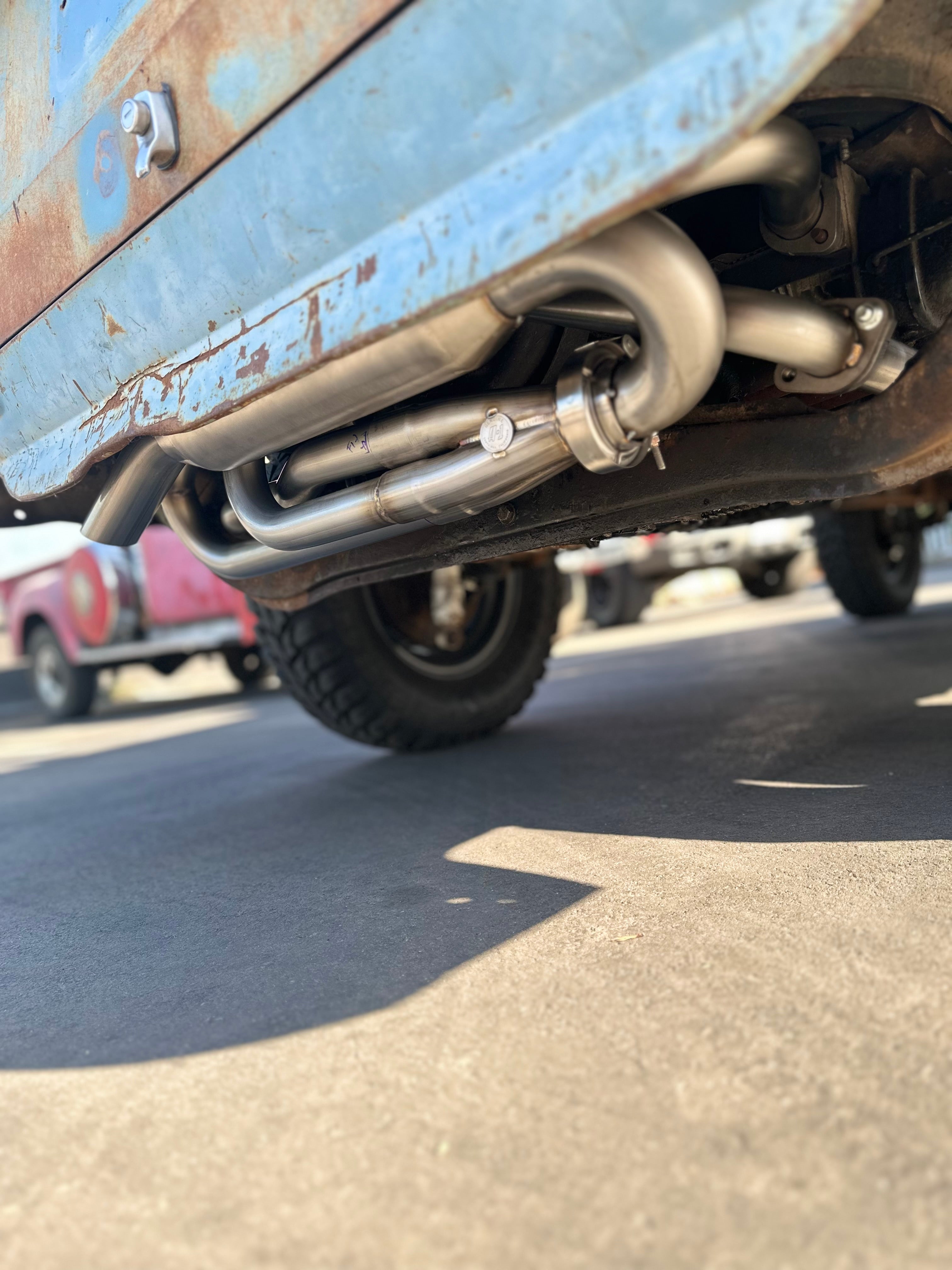 A1 High Clearance Exhaust for 68-71 VW Baywindow Bus - Aircooled ...