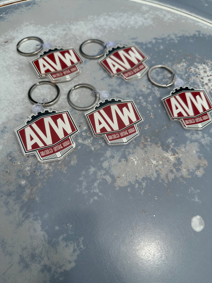 AVW Crest Logo Keychain