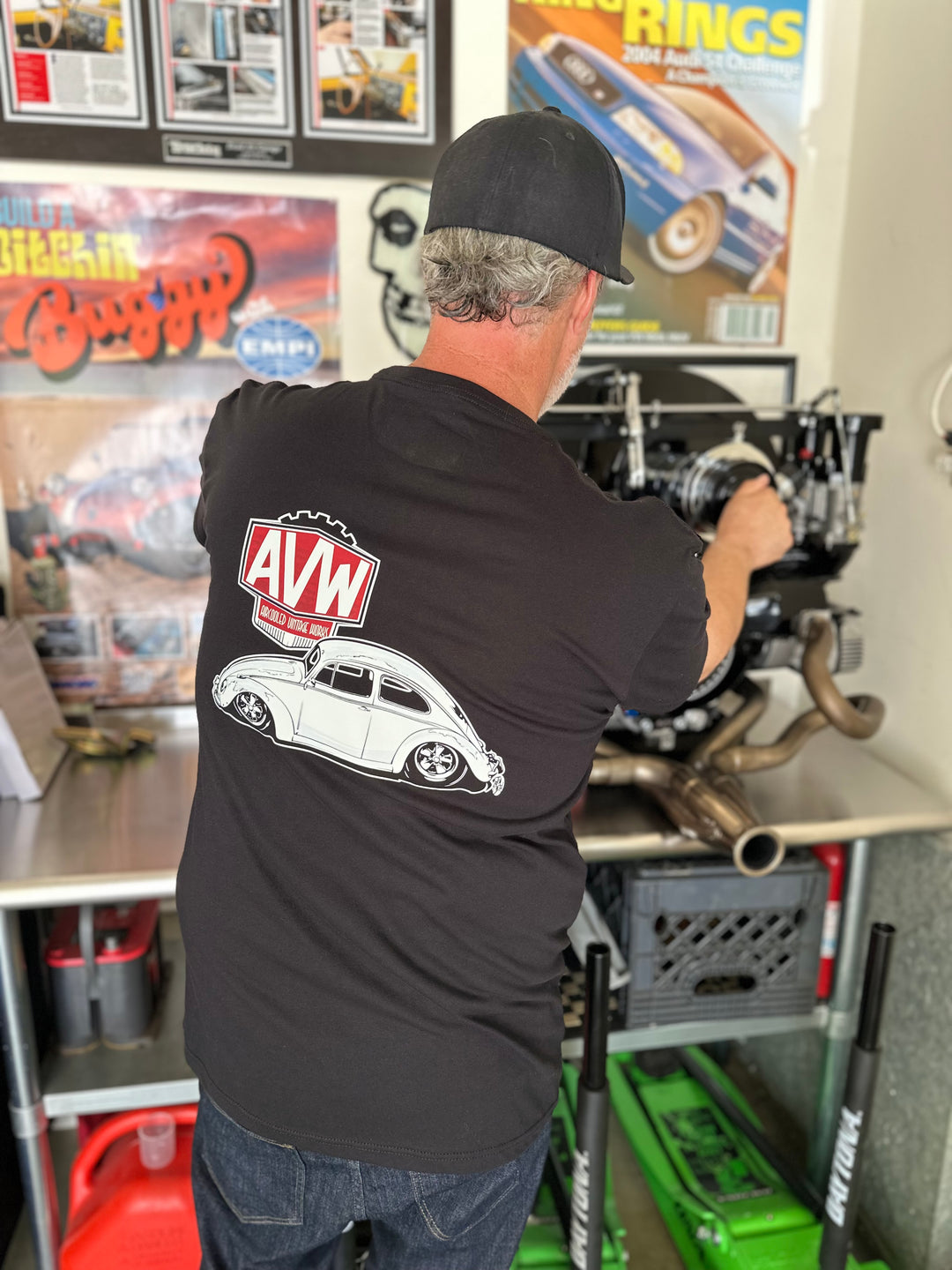 AVW Shop Shirt Black