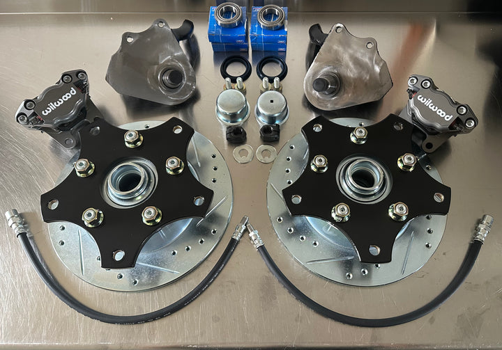 Wilwood 2 Piston Wide 5x205 Drop Spindle Disc Brake Kit For VW Bug