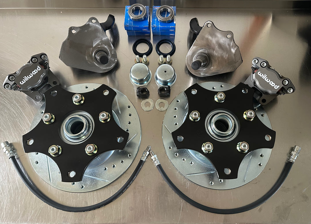 Wilwood 2 Piston Wide 5x205 Drop Spindle Disc Brake Kit For VW Bug