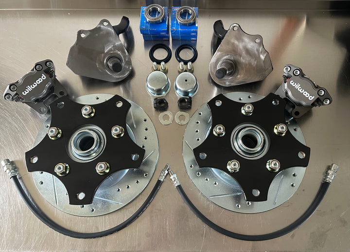 Wilwood 2 Piston Wide 5x205 Drop Spindle Disc Brake Kit For VW Bug