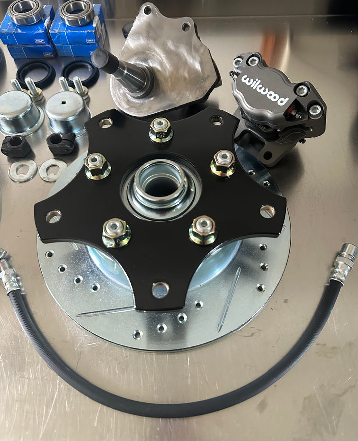 Wilwood 2 Piston Wide 5x205 Drop Spindle Disc Brake Kit For VW Bug