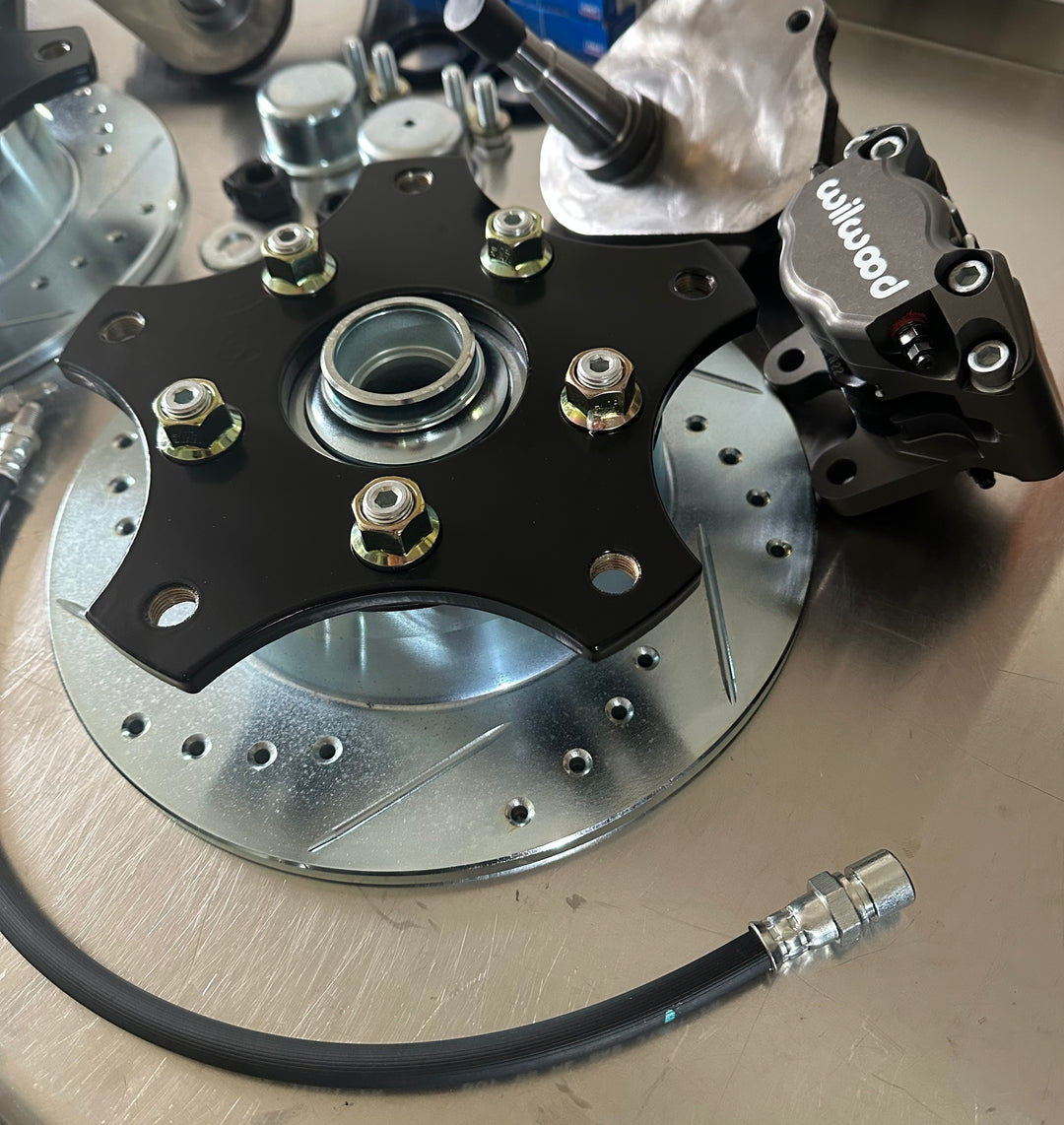 Wilwood 2 Piston Wide 5x205 Drop Spindle Disc Brake Kit For VW Bug