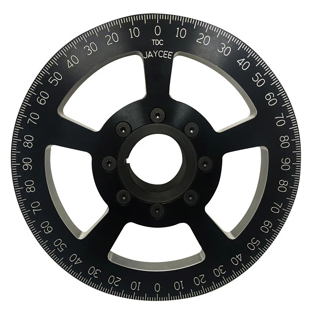 Jaycee VW Billet 7 Inch Street Pulley In Black - Aircooled Vintage Works