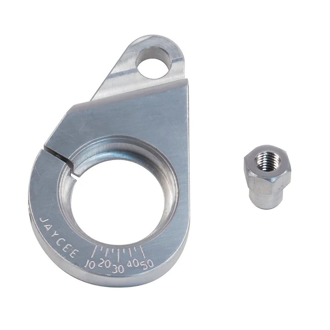 Jaycee VW Degreed Timing Clamp in Silver  -  Aircooled Vintage Works